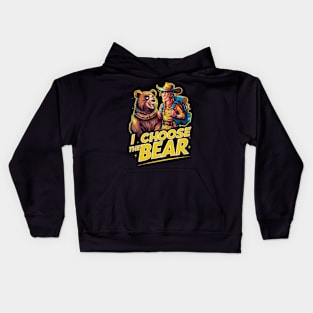 Adventurer's Choice: I Choose the Bear Graphic Kids Hoodie